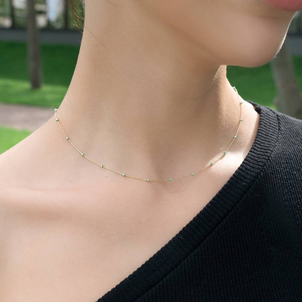 Золоте кольє Francelli (арт. 351331жз) – зображення 2