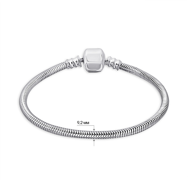 Браслет из серебра для шармов (арт. 7509/8004/17,5) – изображение 2