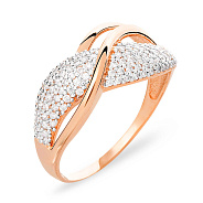 Золотое кольцо с фианитами (арт. 140498)