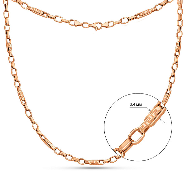 Золотая цепочка Олимпия (арт. 352416) – изображение 3