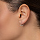 Серьги из белого золота с бриллиантами (арт. С011182020б) – изображение 3