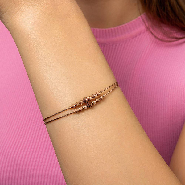 Золотий жіночий браслет Orbit (арт. 324162кр) – зображення 2