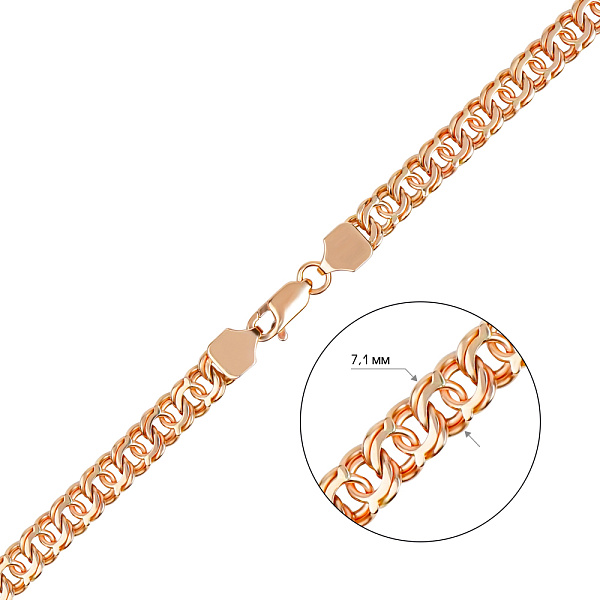Золотий ланцюг плетіння Козацький бісмарк (арт. ц3020565) – зображення 5