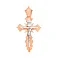 Золотой нательный крестик с распятием (арт. 501572кб) – изображение 1