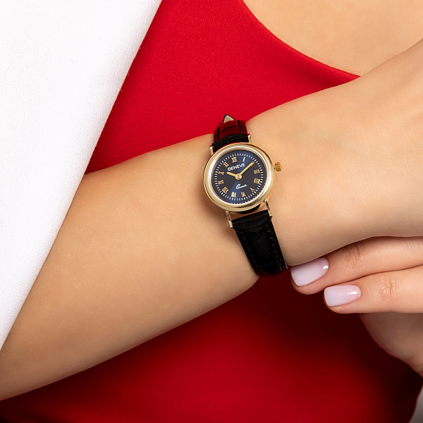 Золотые кварцевые часы (арт. 260235жсч) – изображение 3