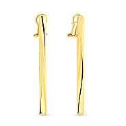 Серьги Francelli Палочка из желтого золота (арт. 105341ж)