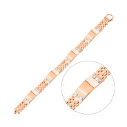 Браслет з червоного і білого золота (арт. 3261202кб)