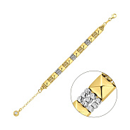 Браслет Francelli из желтого и белого золота (арт. 326127жб)