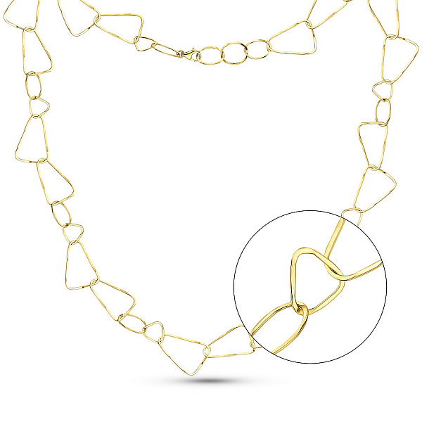 Колье из желтого золота Francelli (арт. 352583ж) – изображение 1