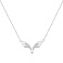Серебряное колье с подвеской крылья (арт. 7507/2448) – изображение 1