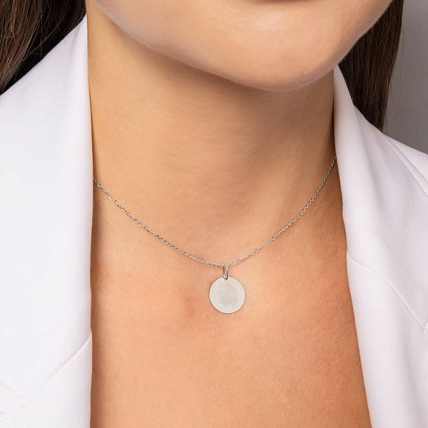 Золотой подвес под гравировку в форме монеты (арт. 4401022б) – изображение 3