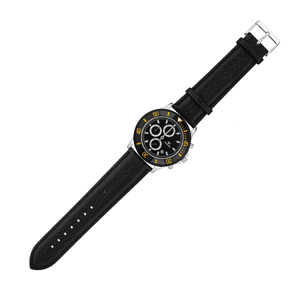 Массивные серебряные часы без камней (арт. 7526/339чкмчч) – изображение 1