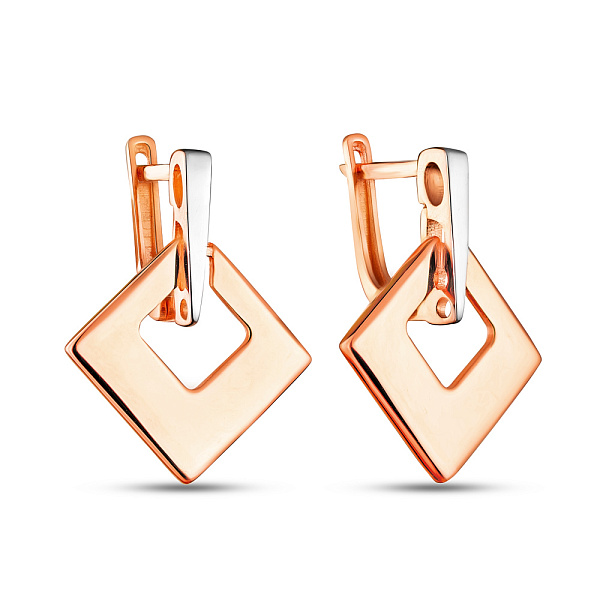 Золотые серьги с подвесками (арт. 105923) – изображение 1