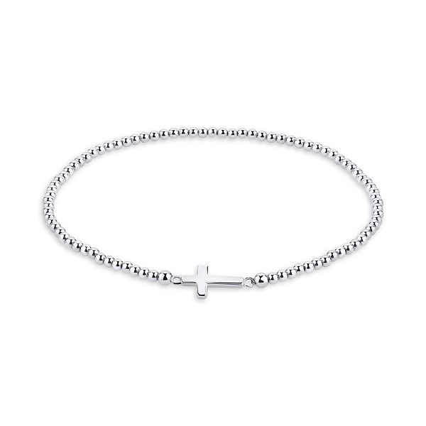 Браслет из серебра с крестом (арт. 7509/4217) – изображение 1
