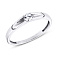 Серебряное кольцо с фианитом (арт. 7501/15013р) – изображение 1