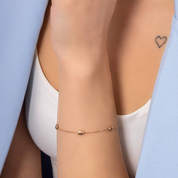 Золотой женский браслет на руку (арт. 322182) – изображение 3