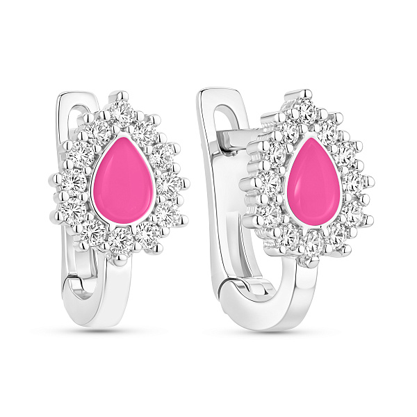 Серебряные детские серьги (арт. 7502/2736ер) – изображение 1