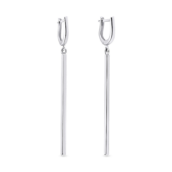 Серьги-подвески из серебра (арт. 7502/3772/3) – изображение 1