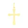 Золотий хрестик в жовтому кольорі металу (арт. 440812ж) – зображення 1