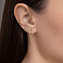 Серьги-подвески из желтого золота (арт. 1091937ж) – изображение 2