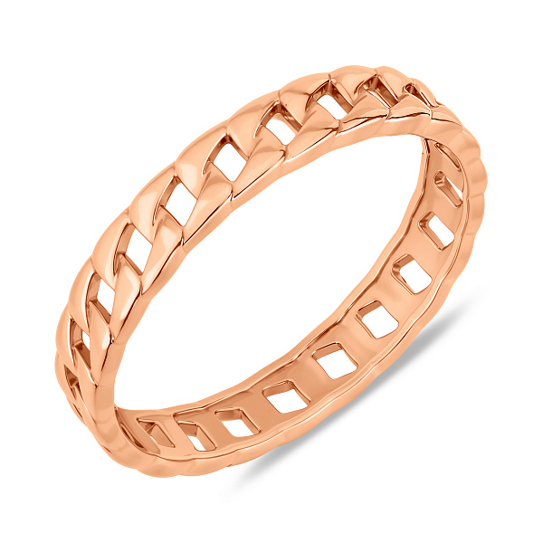 Золота каблучка Ланки без каміння (арт. 140891) – зображення 1