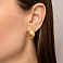 Серьги из желтого золота Francelli (арт. 1091860жм) – изображение 2