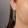Серьги из белого золота  (арт. 1091608/1беб) – изображение 2