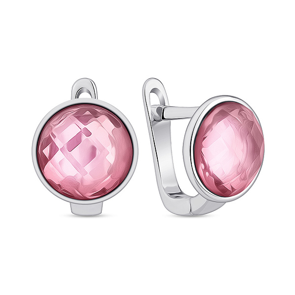 Серебряные серьги с фианитами (арт. 7502/2186380цр) – изображение 1