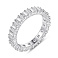Серебряное кольцо с дорожкой из фианитов (арт. 7501/8253) – изображение 1