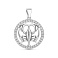 Серебряная подвеска скорпиона с фианитами (арт. 7503/4702ск) – изображение 1