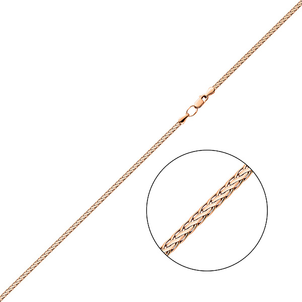 Золотий ланцюжок плетіння Спіга плоска (арт. 303604) – зображення 1