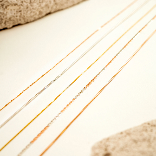 Золотая цепочка плетения Колосок (арт. 303402ж) – изображение 2