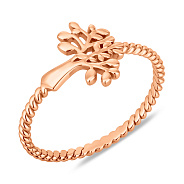 Фото Кольцо Дерево из красного золота (арт. 140998)