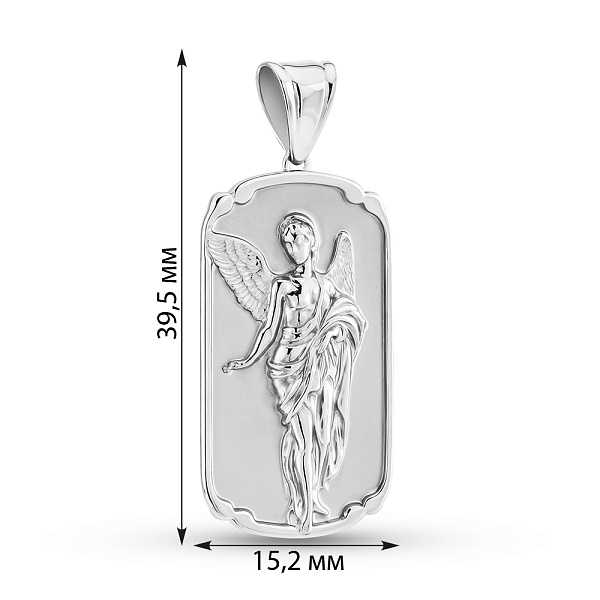 Серебряная ладанка Ангел Хранитель (арт. 7517/2-4405.0.2) – изображение 2