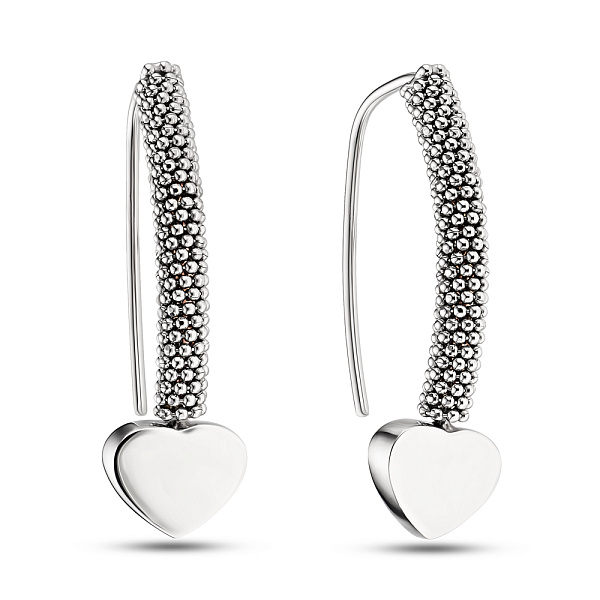 Золотые серьги Сердечки (арт. 103662б) – изображение 1