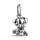 Серебряный подвес Песик без камней (арт. 7903/4287) – изображение 1