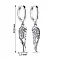 Сережки-підвіски Крила зі срібла з фіанітами (арт. 7502/9310/10) – зображення 2