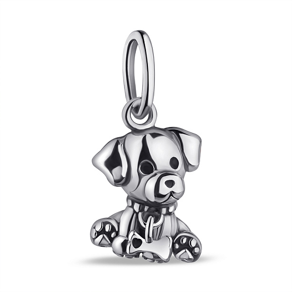 Серебряный подвес Песик без камней (арт. 7903/4287) – изображение 1
