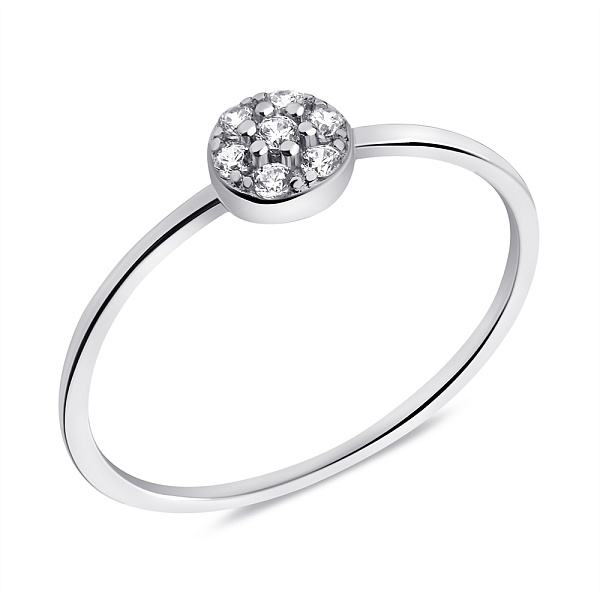Серебряное кольцо с фианитами (арт. 7501/6794) – изображение 1