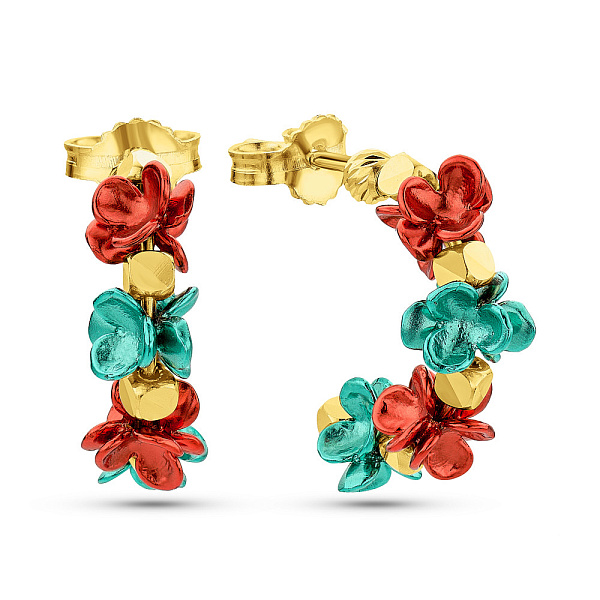 Золотые серьги-пусеты Francelli (арт. 1091267жкбрз) – изображение 1