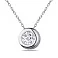 Кольє срібне з фіанітом (арт. 7507/548/4) – зображення 1