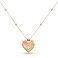 Золотое колье Сердце (арт. 352801) – изображение 1