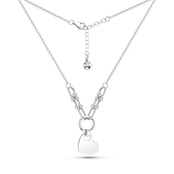 Золоте кольє Серце (арт. 352676б) – зображення 2