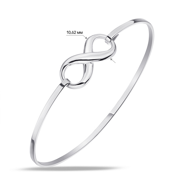 Браслет зі срібла «Нескінченність» Trendy Style (арт. 7509/2247) – зображення 2