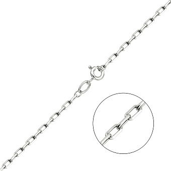 Фото Ланцюжок з білого золота плетіння Якірне (арт. ц306203б)