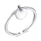 Фаланговое серебряное кольцо с подвеской (арт. 7501/К2/1041) – изображение 1