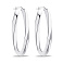 Серьги-кольца из серебра (арт. 7502/4956/35) – изображение 1