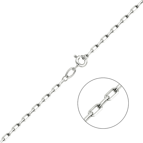 Ланцюжок з білого золота плетіння Якірне (арт. ц306203б) – зображення 1