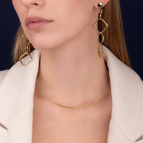 Колье-струна Francelli из желтого золота (арт. 352524ж) – изображение 2