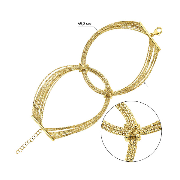 Золотой браслет Francelli (арт. 3261091ж) – изображение 4